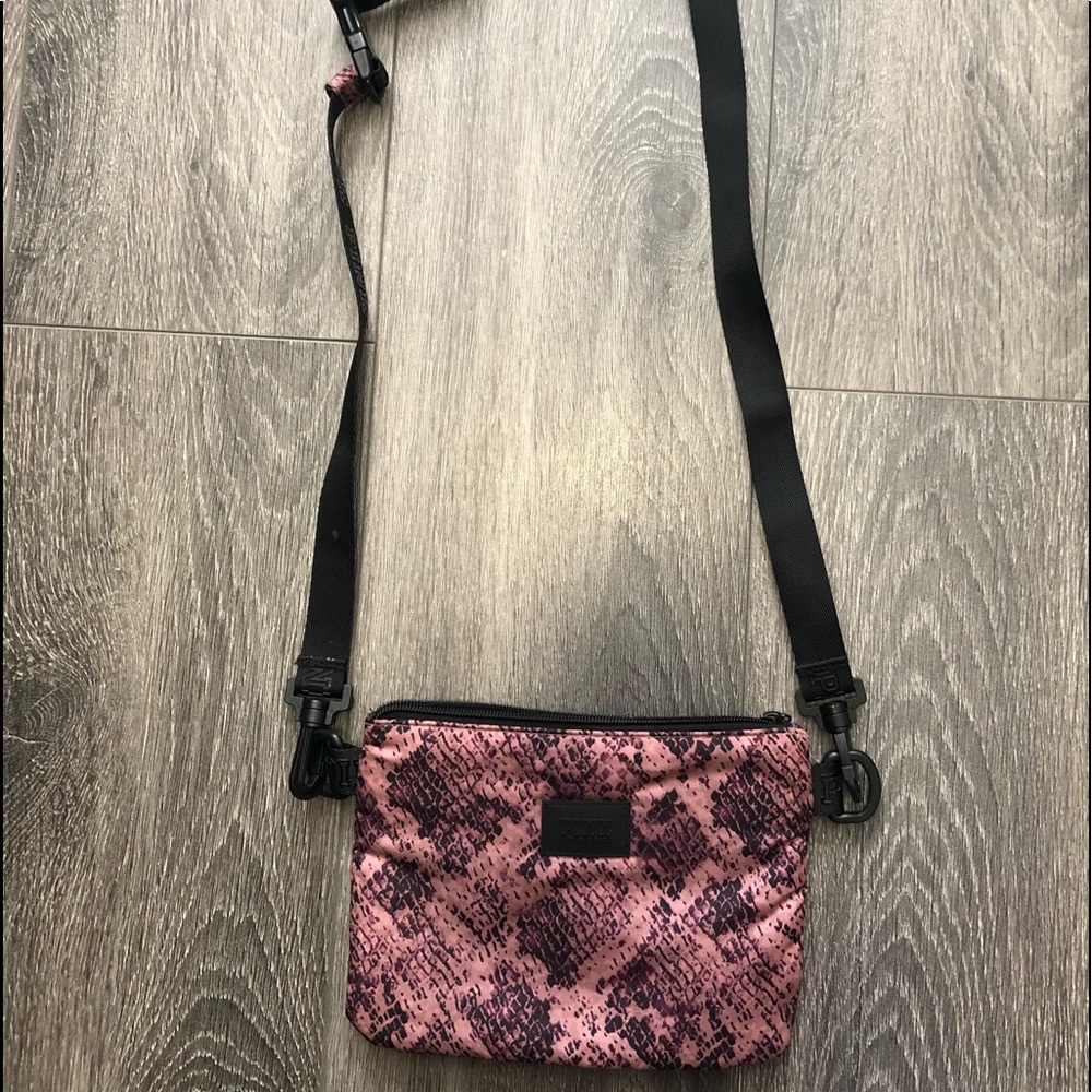 Pink crossbody bag